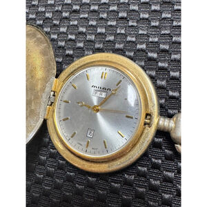 Milan Deer Hunter Pocket Watch - Quartz- Half Hunter Case